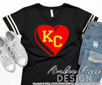 I love KC SVG perfect for your Kansas City Valentines Shirt or decor! Cute unique Chiefs SVG, Kansas City SVG, Chiefs Football SVG, Chiefs kingdom svg, DIY Football shirt SVG, Mahomes Kelce SVG, Cricut SVG Silhouette SVG Files for Cricut Project Ideas Simply Crafty SVG Bundles Design Bundles, Vectors | Amber Price Design