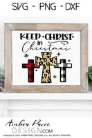 Keep Christ in Christmas SVG, Christian Christmas SVG, Leopard Print Christmas svg, Scripture Christmas ornament SVG, Jesus is the reason SVGs, winter shirt DIY silhouette projects vector files for home decor. SVG Silhouette SVG SVG Files for Cricut Project Ideas Simply Crafty SVG Bundles Vector | Amber Price Design 