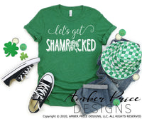 Let's get shamrocked svg png dxf