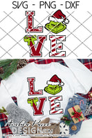 Love Christmas SVG cute Christmas Grinch SVG, Christmas shirt SVG, winter cut file, DIY festive Holiday home decor Christmas ornament SVGs, winter shirt DIY silhouette projects vector files for home decor. SVG Silhouette SVG SVG Files for Cricut Project Ideas Simply Crafty SVG Bundles Vector | Amber Price Design 