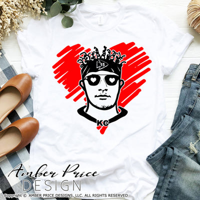 I love Mahomes SVG perfect for making your own Kansas City Chiefs Shirt or outfit! Cute Chiefs SVG, Kansas City SVG, Chiefs Football SVG, Chiefs kingdom svg, DIY Football shirt SVG Mahomes SVG, Cricut SVG Silhouette SVG Files for Cricut Project Ideas Simply Crafty SVG Bundles Design Bundles Vectors | Amber Price Design
