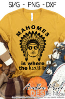 Mahomes is where the heart is SVG, Kansas City Chiefs SVG, Kansas City SVG, Chiefs Football SVG, KC SVG Chiefs kingdom svg file DIY Football shirt SVG, Mahomes SVG, Cricut SVG Silhouette SVG SVG Files for Cricut, Cricut Projects Cricut Project Ideas Simply Crafty SVG Bundles Design Bundles Vector | Amber Price Design