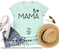 Mama Bunny SVG, Easter pregnancy reveal svg, Easter maternity svg, Mama bunny Baby Bunny SVG, Easter png Spring SVG, Easter bunny png, cute Spring SVG shirt craft DIY Cricut silhouette projects vector files. Free SVGs Silhouette SVG Files for Cricut Project Ideas Simply Crafty SVG Bundles Vector | Amber Price Design | amberpricedesign.com