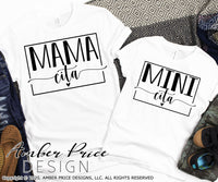 Mama Cita SVG PNG DXF Mini Cita SVG, Minicita SVG, Mamacita SVG, Matching Mom and daughter svg, Mom shirt design Cut file Vector, diy baby shower gift svg, mom svg, mother's day svg, sublimation, screen print, tumbler svgs, cute clipart design, floral frame svg, floral mom svgs, mom and baby svgs