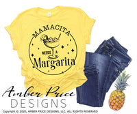 Mamacita needs a margarita svg, mama cita needs a margarita svg, Mama Cita SVG PNG DXF Mini Cita SVG, moms night svg, Mamacita SVG, cinco de mayo svg, Mom shirt design Cut file Vector, girls night svg taco tuesday svg mom svg, mother's day svg, sublimation, screen print, tumbler svgs, cute clipart design, 