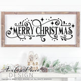 Merry Christmas SVG, hand lettered Christmas calligraphy SVG cut file for cricut, silhouette festive winter shirt svg, holiday svg files SVG DXF and PNG version also included. Cute and Unique sublimation file. Silhouette Files for Cricut Project Ideas Simply Crafty SVG Bundles Design Bundles Vector | Amber Price Design
