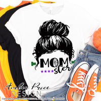 Mom Halloween SVG PNG DXF Momster SVG, Mom-ster SVG, Funny Halloween SVGs for her, DIY Halloween shirt for Moms SVG cut file for cricut, silhouette, cute women's Halloween Shirt Vector design for Fall and Autumn. Fall shirt SVG DXF PNG versions included. EPS by request. Sublimation PNG file. From Amber Price Design