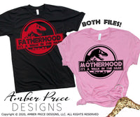 Motherhood is a walk in the park SVG PNG DXF Fatherhood it's a walk in the park SVG PNG DXF