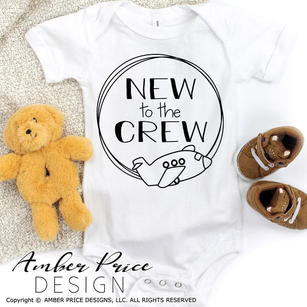 Check out our unique new to the crew SVG for your new baby onesie! Our layered SVG are great for making your own baby shower gifts! New to the crew SVG, Baby boy SVGs and more! Cute sublimation file. Cricut SVG Silhouette SVG Files. Cricut Project Ideas Simply Crafty SVG Design Bundles, Vectors | Amber Price Design