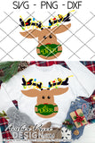 Oh, Deer SVG, Cute Kid's Christmas SVG Reindeer with mask SVG, Christmas lights svg, Christmas shirt SVG winter cut file DIY festive Holiday home decor Christmas ornament SVGs, silhouette projects vector files SVG Silhouette SVG SVG Files for Cricut Project Ideas Simply Crafty SVG Bundles Vector | Amber Price Design 