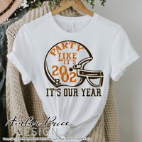 Party like it's 2002 SVG Cleveland Browns SVG, Browns Football SVG, Fall SVG files, DIY Football shirt SVG, Women's Football Shirt SVG, Dawg House SVG, Cricut SVG Silhouette SVG SVG Files for Cricut, Cricut Projects Cricut Project Ideas Simply Crafty SVG Bundles Cricut, SVG Design Bundles, Vectors | Amber Price Design