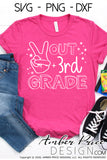 Peace out 3rd grade shirt SVG, end of school shirt SVG, last day of school shirt svg last day of third grade school cut file for cricut, silhouette 3rd grade teacher SVG. School Vector for going into 4th grade. New 4th grader SVG DXF & PNG version included. Cute Unique sublimation file. From Amber Price Design