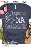 Peace out 5th grade shirt SVG, end of school shirt SVG, last day of school shirt svg last day of fifth grade school cut file for cricut, silhouette. Cute 5th grade teacher SVG. School Vector for going into 6th grade. New 6th grader SVG DXF & PNG version included. Cute Unique sublimation file. From Amber Price Design