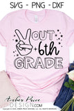 Peace out 6th grade shirt SVG, end of school shirt SVG, last day of school shirt svg last day of sixth grade school cut file for cricut, silhouette. Cute 6th grade teacher SVG. School Vector for going into 7th grade. Middle schooler SVG DXF & PNG version included. Cute Unique sublimation file. From Amber Price Design