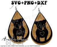Pitbull earring svg png dxf pitbull love designPitbull SVG, Pit Mom SVG, Pitbull Love SVG, earring cut file for cricut, silhouette, glowforge, digital cut file for vinyl cutting machines like Cricut, and Silhouette. Includes 1 zipped folder containing each SVG file, DXF file, and PNG file. This is a High Res file, at full 300 dpi resolution | Amber Price Design
