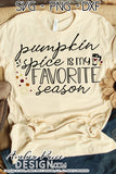 Pumpkin spice is my favorite season SVG, Cute pumpkin spice latte SVG, Fall SVG DIY women's Fall t-shirt SVG coffee SVG cut file for cricut silhouette DXF & PNG also. Cute Unique sublimation file. Cricut SVG Silhouette Files for Cricut Project Ideas, Simply Crafty SVG Bundles Design Bundles Vectors | Amber Price Design