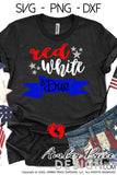 Red white and Due SVG, 4th of July Pregnancy SVG, DIY Maternity shirt design cut file PNG DXF
