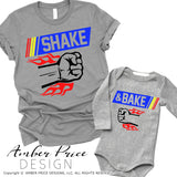 Shake and Bake SVG PNG DXF fist bump design