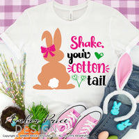 Shake your Cottontail svg, Easter bunny SVG, girl's Easter png, Spring SVG, Kid's SVG Easter bunny png, cute Spring SVG toddler shirt craft DIY Cricut silhouette projects vector files for home decor. Free SVGs for Silhouette SVG Files for Cricut Project Ideas Simply Crafty SVG Bundles Vector | Amber Price Design | amberpricedesign.com