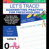 Give your child a head start in handwriting with the Let's Trace! Handwriting Practice for Preschoolers. This 100-page digital ebook is crafted for ages 3+ provides colorful tracing activities to develop fine motor skills & vocabulary. Early handwriting skills to recognize letters, numbers, & words. Early math and reading concepts. Printable download.