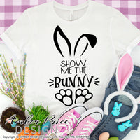 Show me the bunny, Easter Bunny svg, Easter svg, Funny SVG, Easter png Spring SVG, Kid's Easter bunny png, cute Spring SVG toddler shirt craft DIY Cricut silhouette projects vector files for home decor. Free SVGs for Silhouette SVG Files for Cricut Project Ideas Simply Crafty SVG Bundles Vector | Amber Price Design | amberpricedesign.com