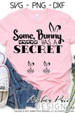 Some bunny has a secret SVG, Easter pregnancy reveal svg, Easter maternity svg, Expecting SVG, Easter png Spring SVG Easter bunny png, cute Spring SVG shirt craft DIY Cricut silhouette projects vector files. Free SVGs Silhouette SVG Files for Cricut Project Ideas Simply Crafty SVG Bundles Vector | Amber Price Design | amberpricedesign.com