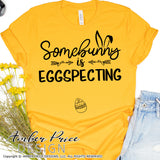 Some bunny is eggspecting SVG, Easter pregnancy reveal svg, Easter maternity svg, Expecting SVG, Easter png Spring SVG Easter bunny png, cute Spring SVG shirt craft DIY Cricut silhouette projects vector files. Free SVGs Silhouette SVG Files for Cricut Project Ideas Simply Crafty SVG Bundles Vector | Amber Price Design  | amberpricedesign.com