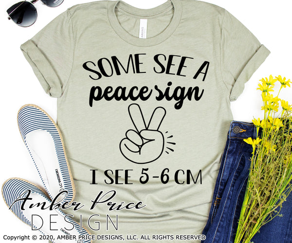 some see a peace sign I see 5-6 cm svg png dxf