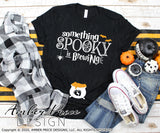 Something spooky is brewing twin pregnancy svg png dxf halloween design