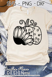 Sunflower Pumpkin SVG, Pumpkin Patch SVG, swirly pumpkin clipart Fall SVG, DIY women's Fall t-shirt SVG, October SVG cut file for cricut, silhouette DXF & PNG also. Cute Unique sublimation file. Cricut SVG Silhouette Files for Cricut Project Ideas, Simply Crafty SVG Bundles Design Bundles, Vectors | Amber Price Design
