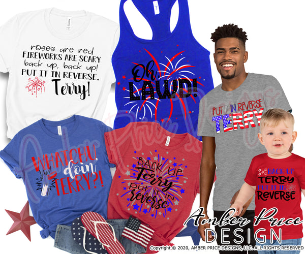 Family 4th of July shirt SVG bundle | Terry SVGs