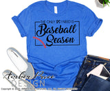 The only BS I need is baseball season svg png dxf