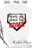 There's no place like home SVG, Baseball SVG, Baseball PNG, DXF, Home Plate svg, Softball mom svg, Ball field shirt SVG, Baseball season SVG for cricut cut file vector, svg, distressed baseball clipart vector files home decor. Free SVGs for Silhouette SVG Files Cricut Project Ideas Design Bundles | Amber Price Design | amberpricedesign.com