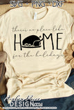 There's no place like home for the holidays SVG Cute Thanksgiving SVG for DIY Thanksgiving shirt. SVG design cut file | silhouette. Cute fall DXF also included. Unique sublimation PNG file. Cricut SVG Silhouette Files for Cricut Project Ideas Simply Crafty SVG Bundles Design Bundles, Vectors | amberpricedesign.com
