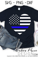 Thin blue line heart flag SVG PNG DXF support Police wife SVG thin blue line SVGs law enforcement cut file design, police heart clipart. DXF PNG version also included. Unique sublimation file. Cricut SVG Silhouette SVG Files for Cricut Project Ideas Simply Crafty SVG Bundles Design Bundles, Vectors | Amber Price Design