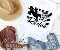 This ain't my first rodeo svg SVG Mutton Bustin' SVG, Rodeo shirt design, cut file, png, dxf, DIY kid's rodeo shirt design, cut file, cricut, silhouette, bull riding shirt, cowboy svg, cowgirl svg, country svg, western svg, county fair svg