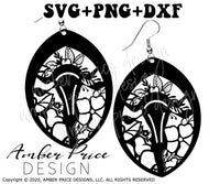 Floral Uterus SVG Uterus Earrings SVG Midwife Gift | earrings cut file for cricut, silhouette, glow forge, digital cut file for vinyl cutting machines like Cricut, and Silhouette. Includes 1 zipped folder containing each SVG file, DXF file, and PNG file. This is a High Res file, at full 300 dpi resolution | Amber Price Design