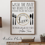 Wash the plate not because it is dirty SVG, PNG, DXF Mother Teresa quote SVG, printable poster, png, dxf, Christian svg, Catholic svg, clipart vector, Mother Teresa svg, be kind svg, be love svg, design file, cricut, silhouette